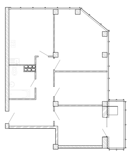 3-комнатная квартира в ЖК Остров Эрин на 4 этаже в 7 секции. Сдача в 2 кв. 2019 г.