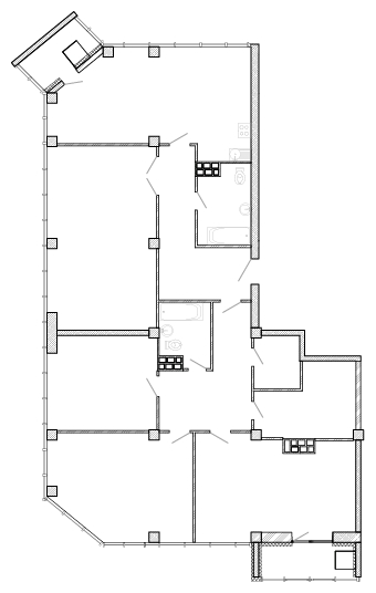 2-комнатная квартира в ЖК Остров Эрин на 1 этаже в 9 секции. Сдача в 2 кв. 2019 г.