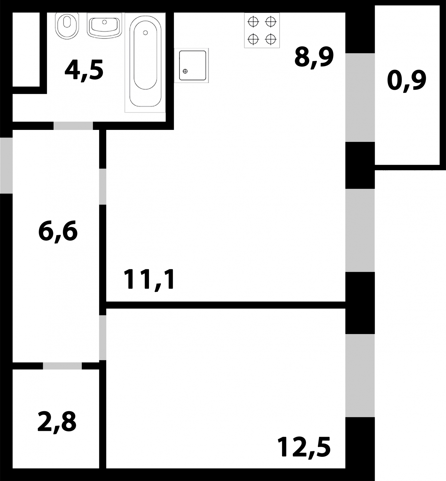 1-комнатная квартира с отделкой в ЖК Аркада Арт на 10 этаже в 1 секции. Дом сдан.