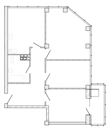 3-комнатная квартира с отделкой в ЖК 28 микрорайон на 6 этаже в 1 секции. Дом сдан.