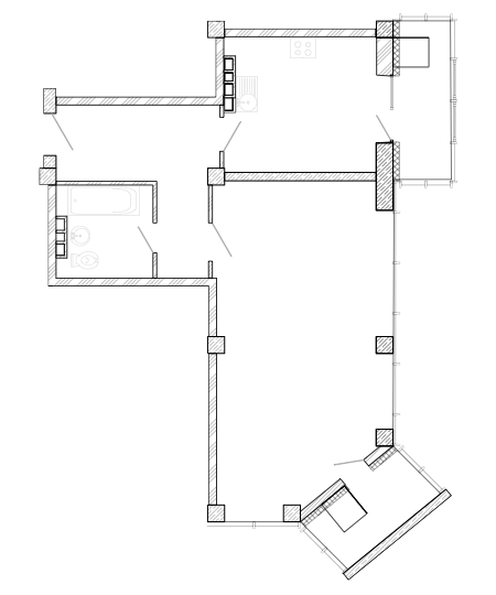 3-комнатная квартира в ЖК Аркада Арт на 4 этаже в 1 секции. Сдача в 1 кв. 2019 г.