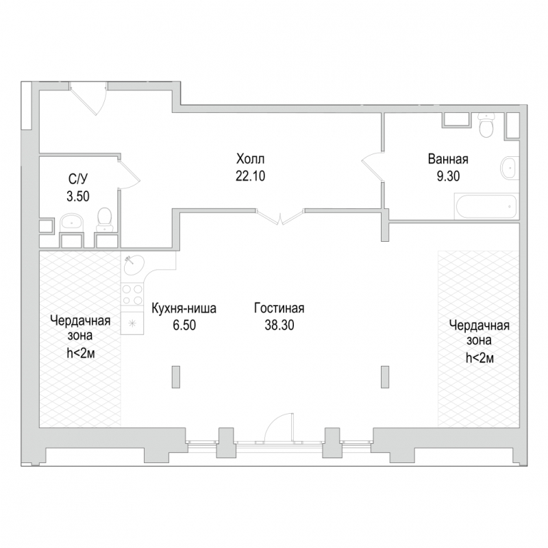 1-комнатная квартира с отделкой в ЖК Столичный на 10 этаже в 2 секции. Сдача в 2 кв. 2023 г.