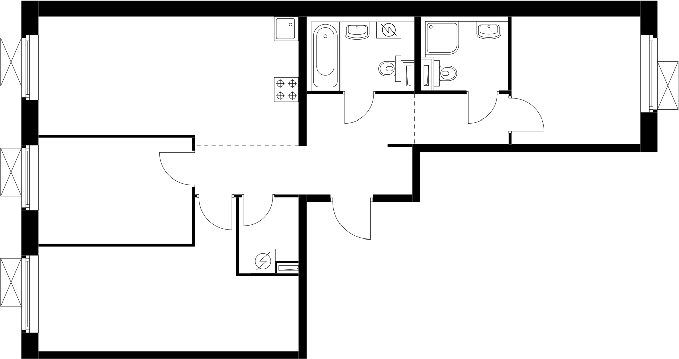 1-комнатная квартира с отделкой в ЖК Датский квартал на 16 этаже в 5 секции. Сдача в 1 кв. 2022 г.