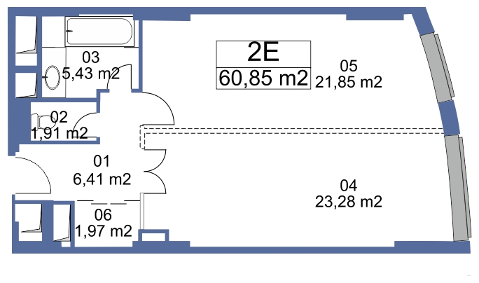 2-комнатная квартира с отделкой в ЖК Маяк на 6 этаже в 3 секции. Сдача в 2 кв. 2019 г.