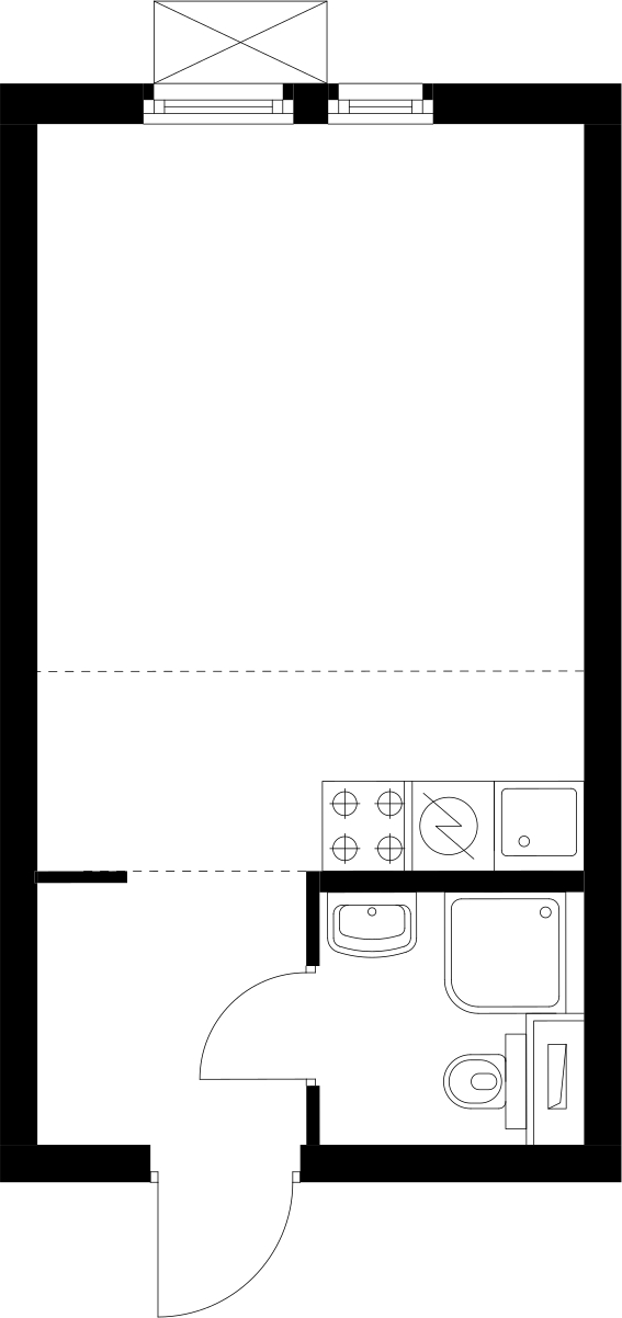 1-комнатная квартира с отделкой в ЖК Карамельный на 4 этаже в 2 секции. Сдача в 4 кв. 2020 г.