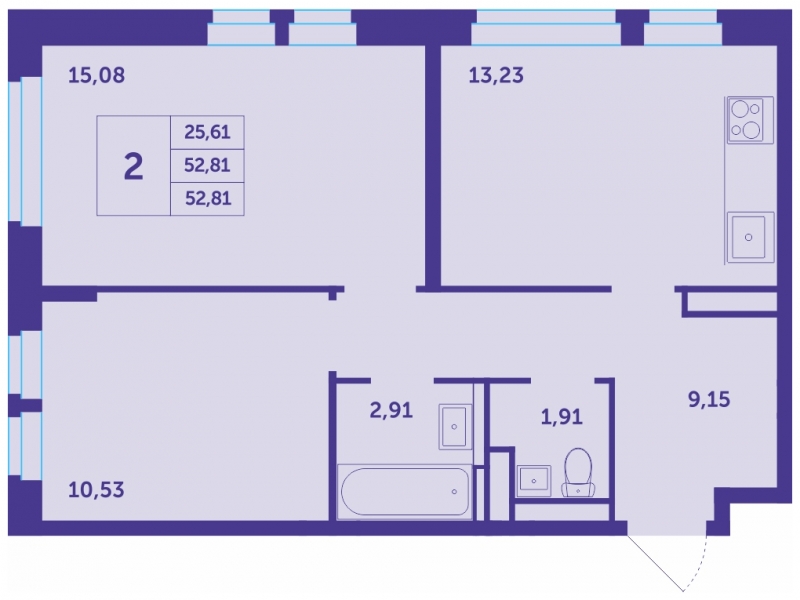 1-комнатная квартира (Студия) с отделкой в ЖК Ясно.Янино на 1 этаже в 1 секции. Сдача в 3 кв. 2025 г.