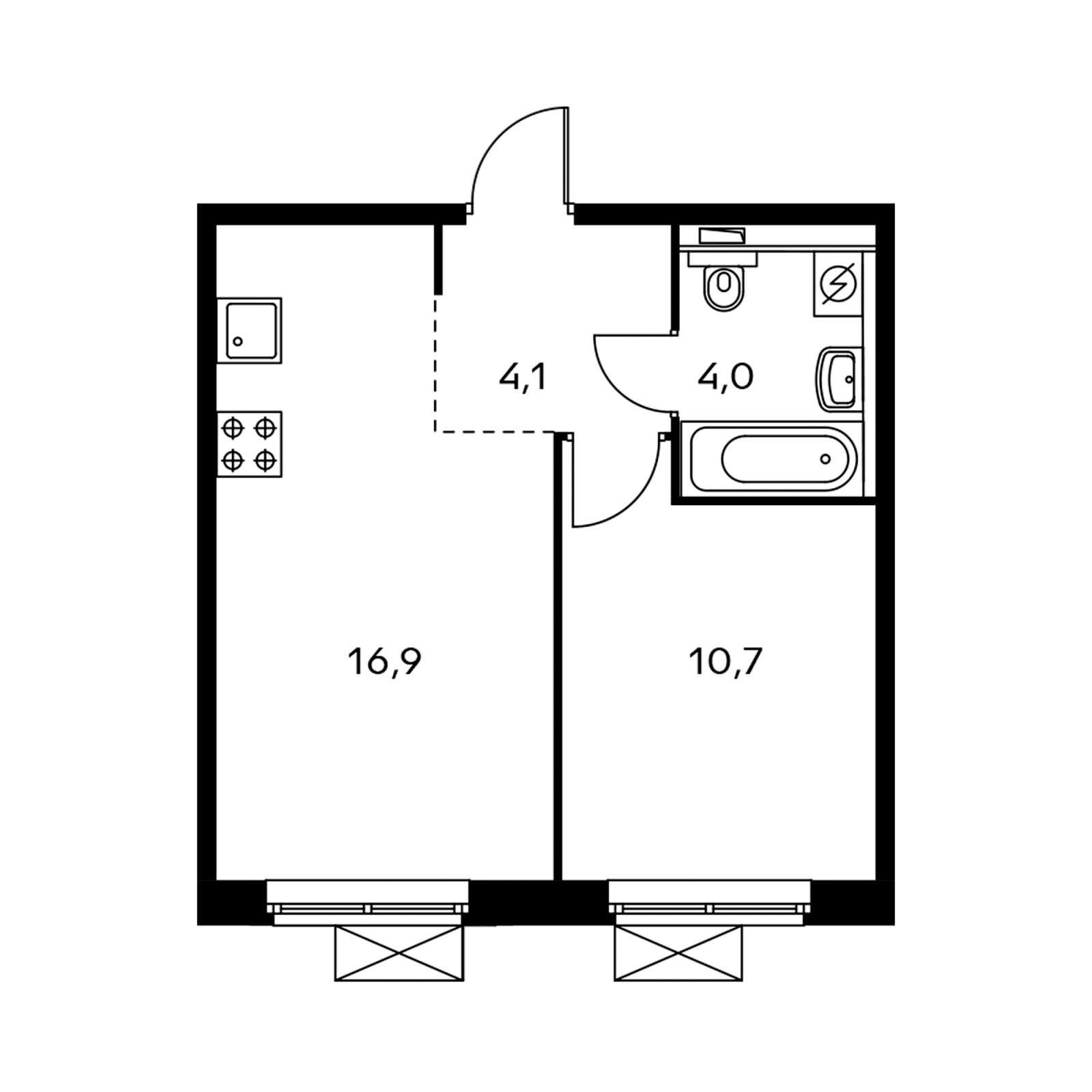 4-комнатная квартира с отделкой в ЖК Датский квартал на 19 этаже в 9 секции. Сдача в 1 кв. 2022 г.