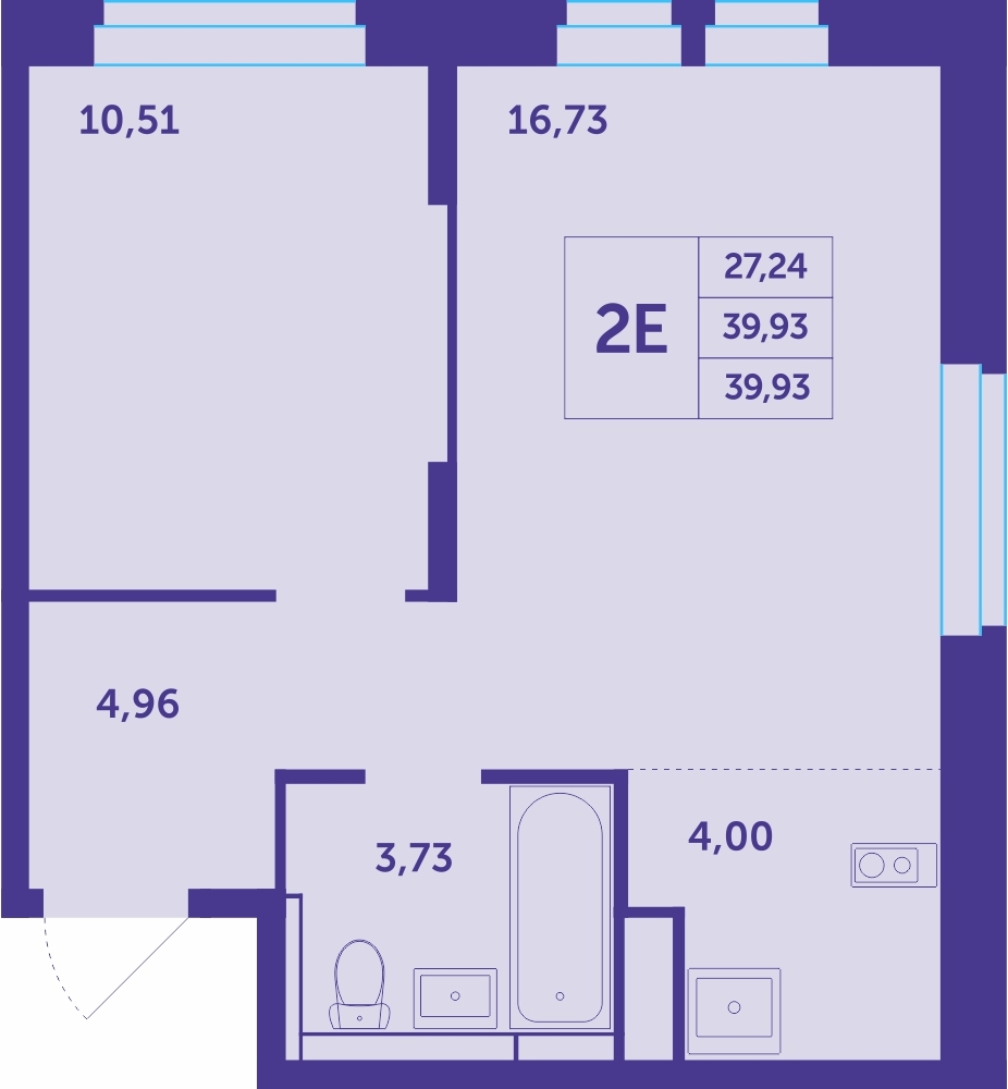 2-комнатная квартира с отделкой в ЖК Белая Дача парк на 22 этаже в 1 секции. Сдача в 4 кв. 2021 г.