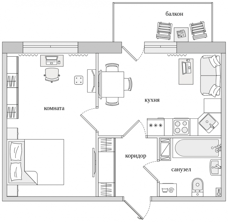 1-комнатная квартира (Студия) с отделкой в ЖК Большое Путилково на 17 этаже в 3 секции. Сдача в 3 кв. 2026 г.