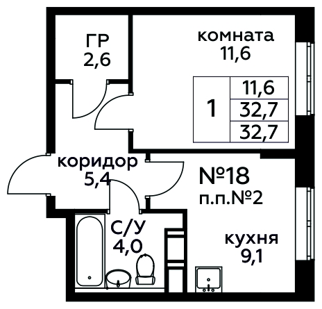 1-комнатная квартира с отделкой в ЖК Жилой район ALIA на 20 этаже в 1 секции. Сдача в 1 кв. 2022 г.