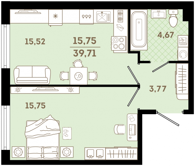 4-комнатная квартира с отделкой в ЖК Ривер парк на 7 этаже в 5 секции. Дом сдан.