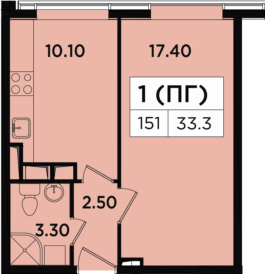 3-комнатная квартира с отделкой в ЖК Микрорайон Домашний на 29 этаже в 7 секции. Дом сдан.
