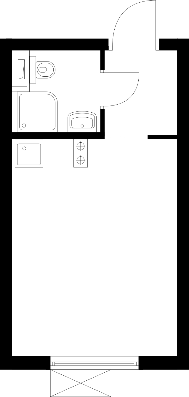 1-комнатная квартира (Студия) с отделкой в ЖК Восточное Бутово на 6 этаже в 1 секции. Сдача в 4 кв. 2025 г.