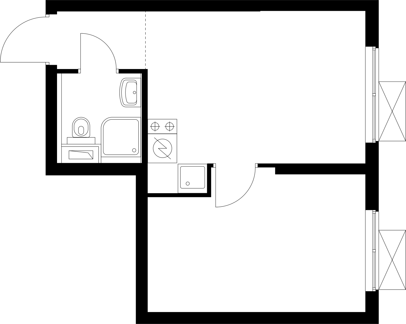 4-комнатная квартира с отделкой в ЖК iLove на 21 этаже в 3 секции. Сдача в 3 кв. 2024 г.