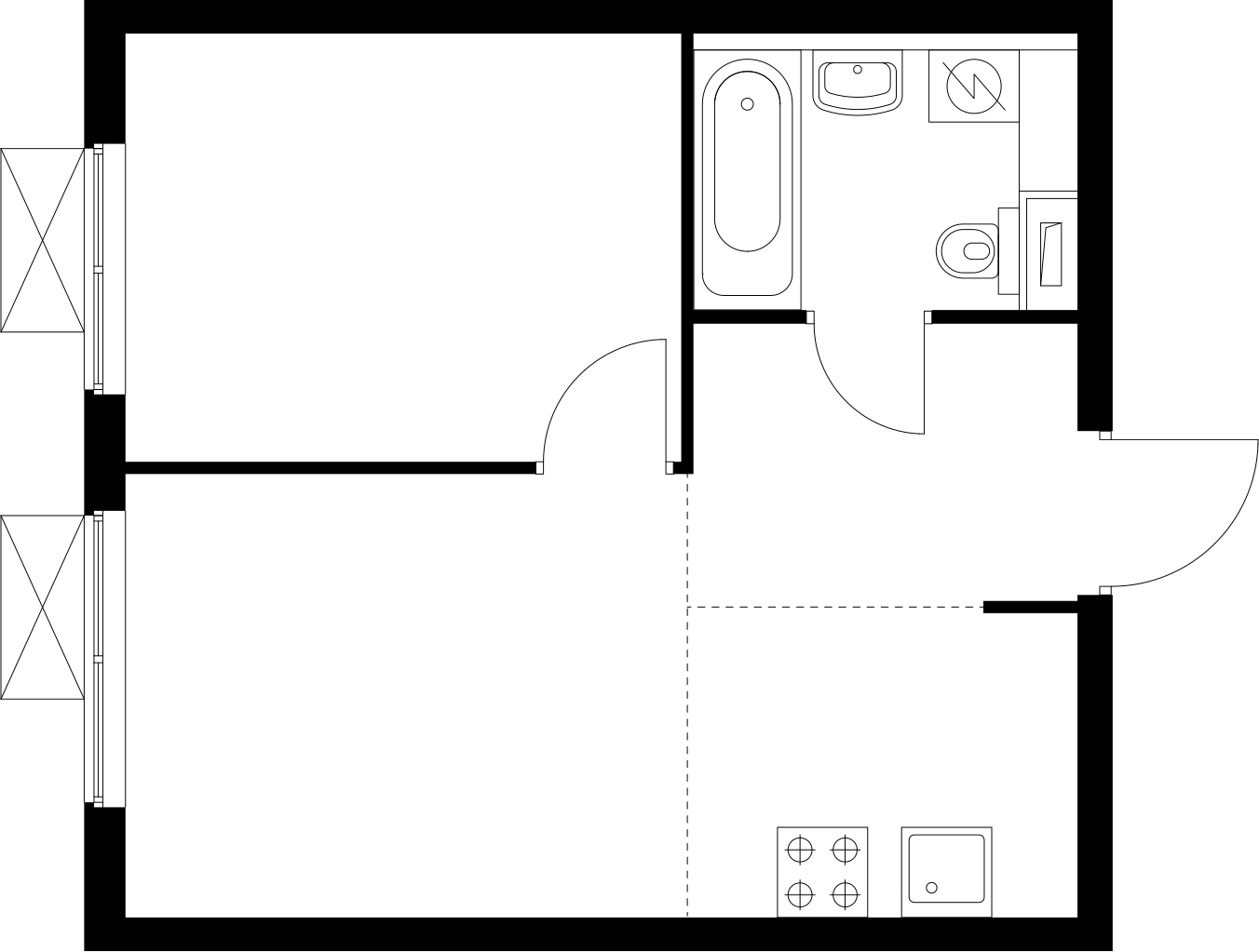 3-комнатная квартира с отделкой в ЖК Прокшино на 8 этаже в 1 секции. Сдача в 2 кв. 2026 г.