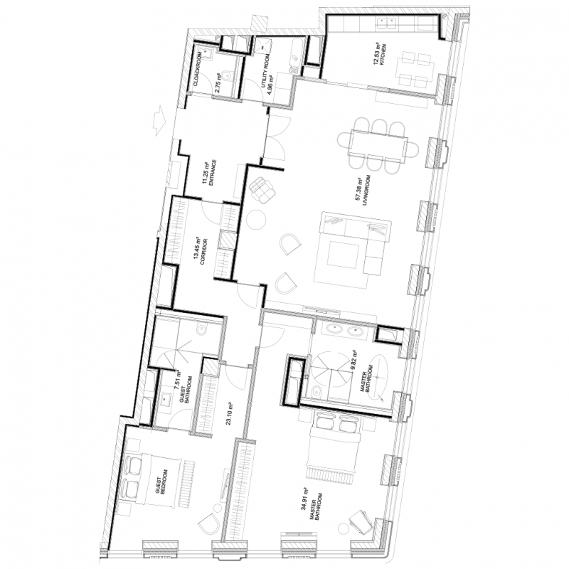 1-комнатная квартира (Студия) с отделкой в ЖК FoRest Аквилон на 3 этаже в 3 секции. Сдача в 4 кв. 2023 г.
