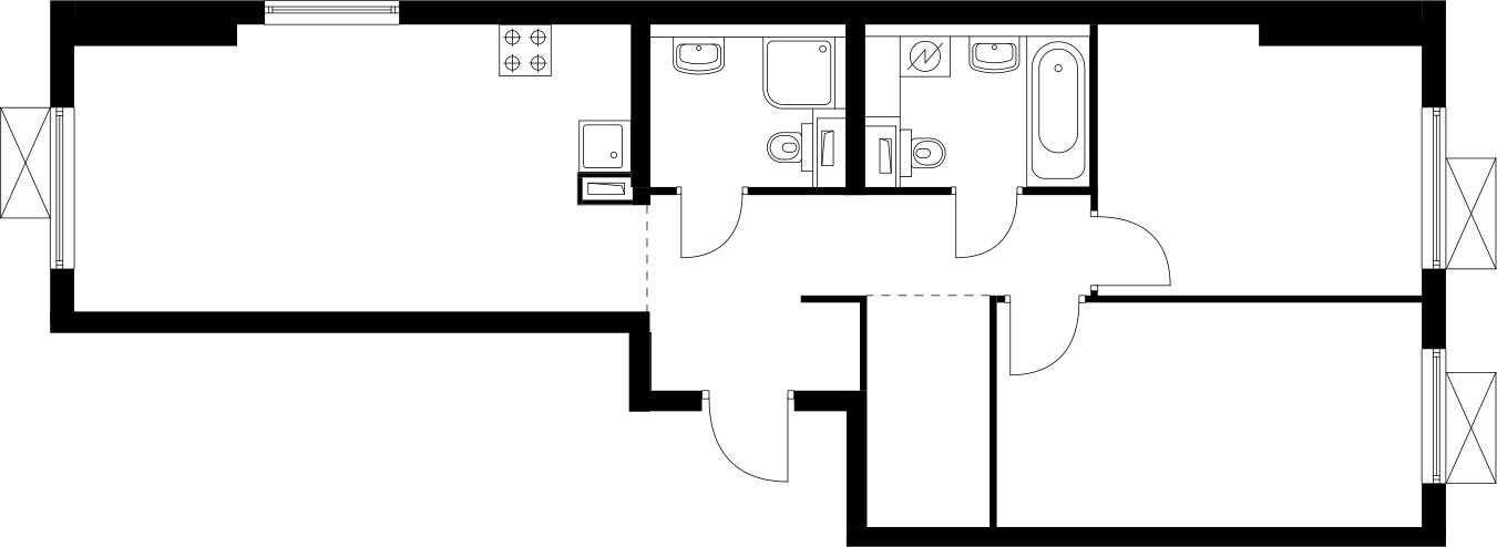 1-комнатная квартира (Студия) в ЖК Лайм на 14 этаже в 3 секции. Дом сдан.