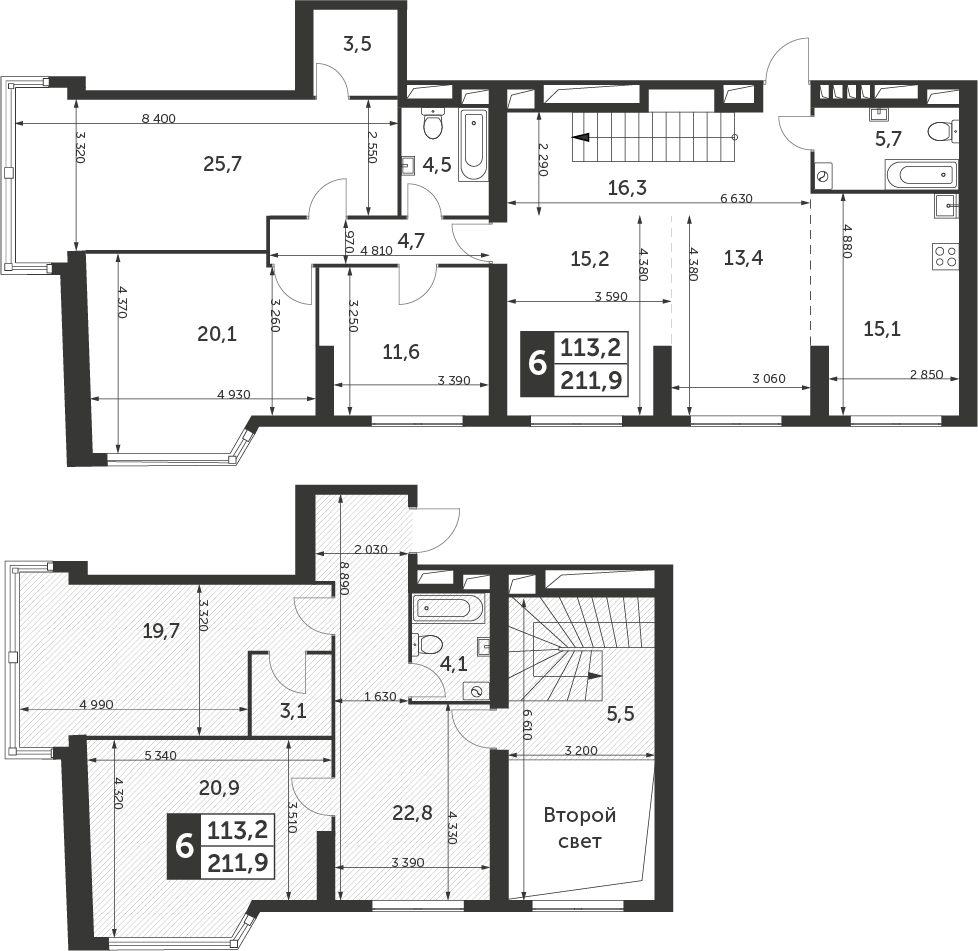 1-комнатная квартира в ЖК Архитектор на 39 этаже в 2 секции. Сдача в 4 кв. 2023 г.