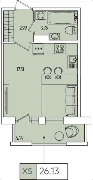 4-комнатная квартира в ЖК Английский квартал на 12 этаже в 6 секции. Дом сдан.