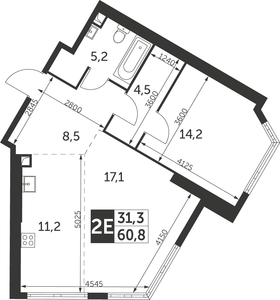 3-комнатная квартира с отделкой в ЖК Ривер парк на 17 этаже в 11 секции. Дом сдан.