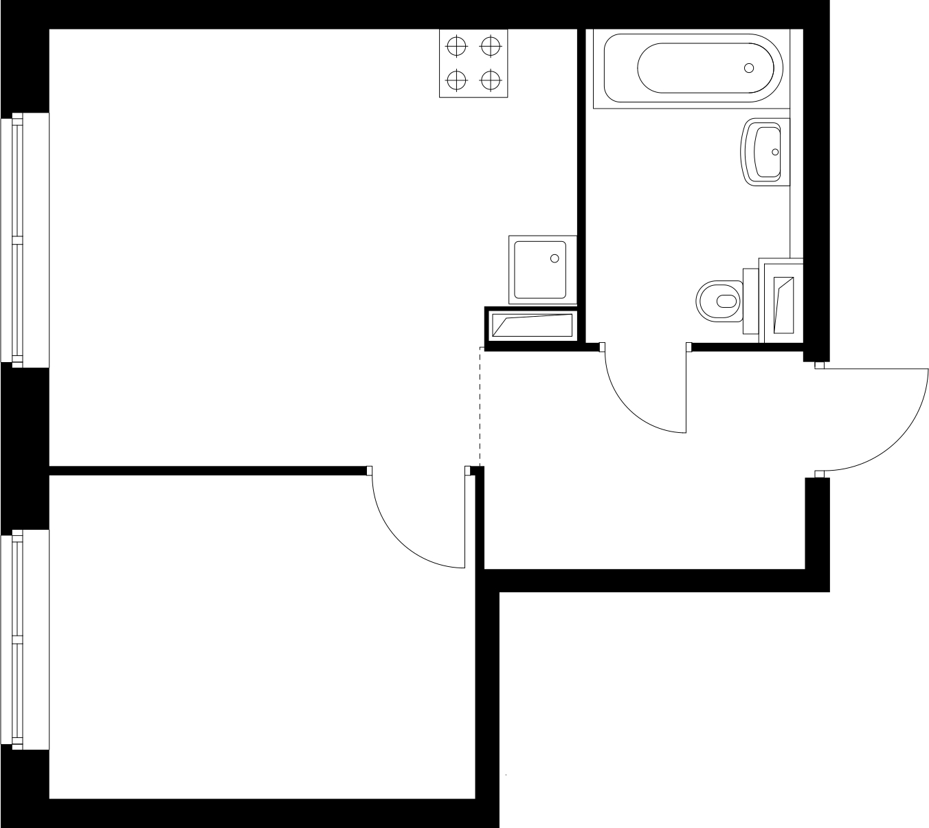 3-комнатная квартира с отделкой в ЖК LIFE-Варшавская на 14 этаже в 13 секции. Сдача в 1 кв. 2024 г.