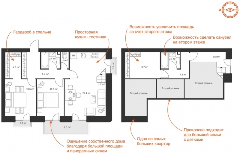 1-комнатная квартира с отделкой в ЖК Любовь и Голуби на 18 этаже в 1 секции. Сдача в 3 кв. 2022 г.