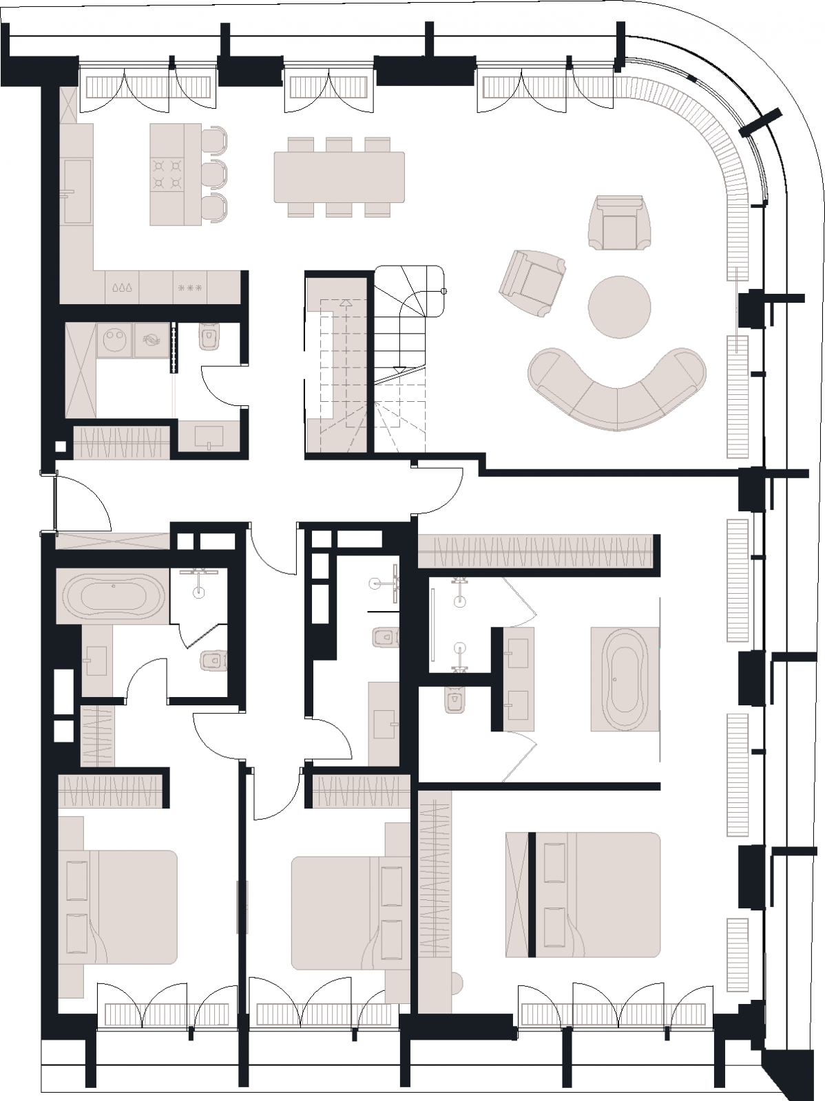 2-комнатная квартира в ЖК Остров на 2 этаже в 2 секции. Сдача в 1 кв. 2025 г.