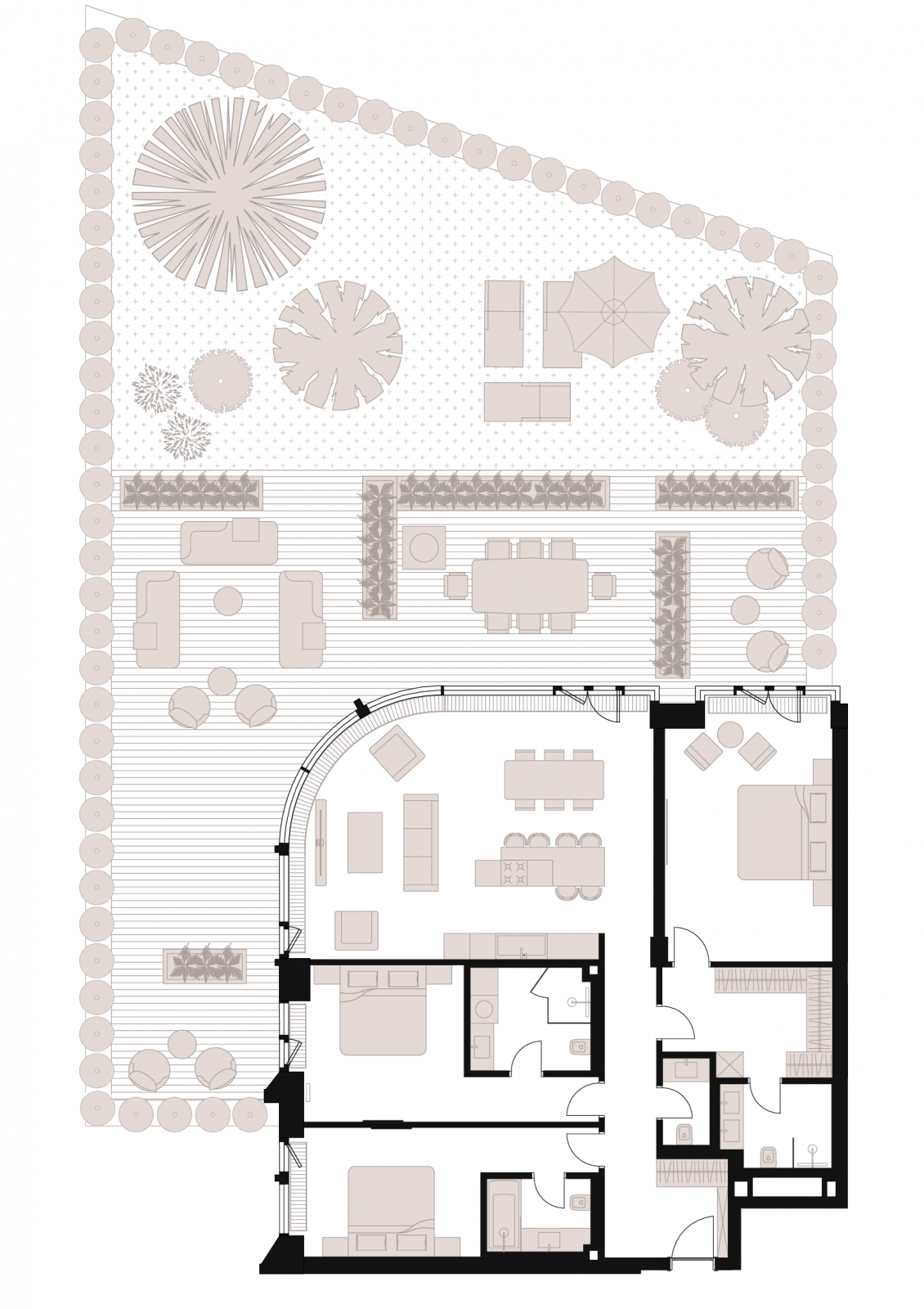 3-комнатная квартира в ЖК Южные сады на 28 этаже в 2 секции. Сдача в 2 кв. 2025 г.