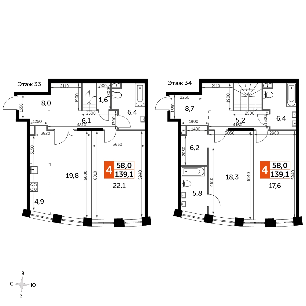 1-комнатная квартира (Студия) с отделкой в ЖК Городские истории на 15 этаже в 1 секции. Сдача в 4 кв. 2023 г.