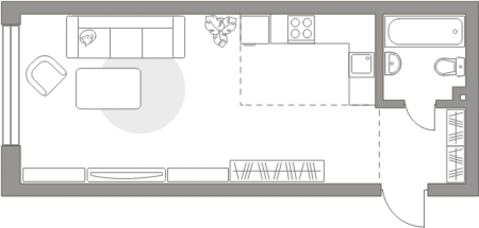 2-комнатная квартира с отделкой в ЖК Сиреневый бульвар на 3 этаже в 1 секции. Сдача в 1 кв. 2025 г.