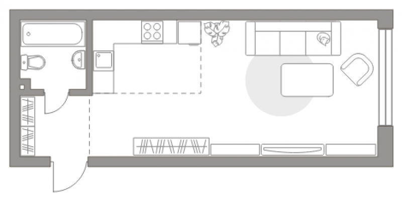 3-комнатная квартира с отделкой в ЖК Golden City на 2 этаже в 3 секции. Сдача в 4 кв. 2022 г.