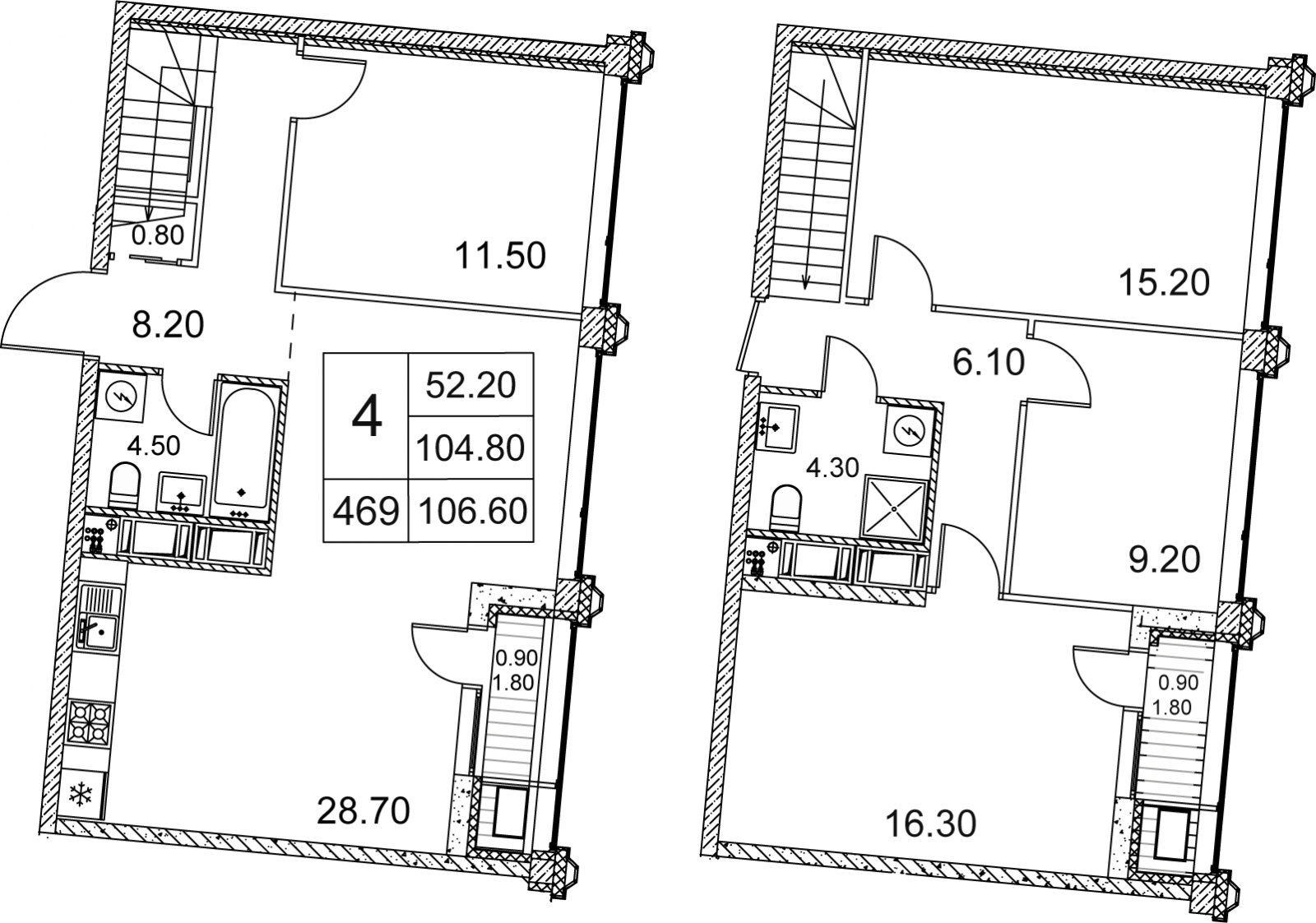 4-комнатная квартира с отделкой в ЖК Golden City на 19 этаже в 10 секции. Сдача в 4 кв. 2022 г.