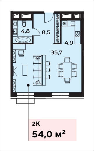 3-комнатная квартира в ЖК Лайм на 18 этаже в 3 секции. Дом сдан.