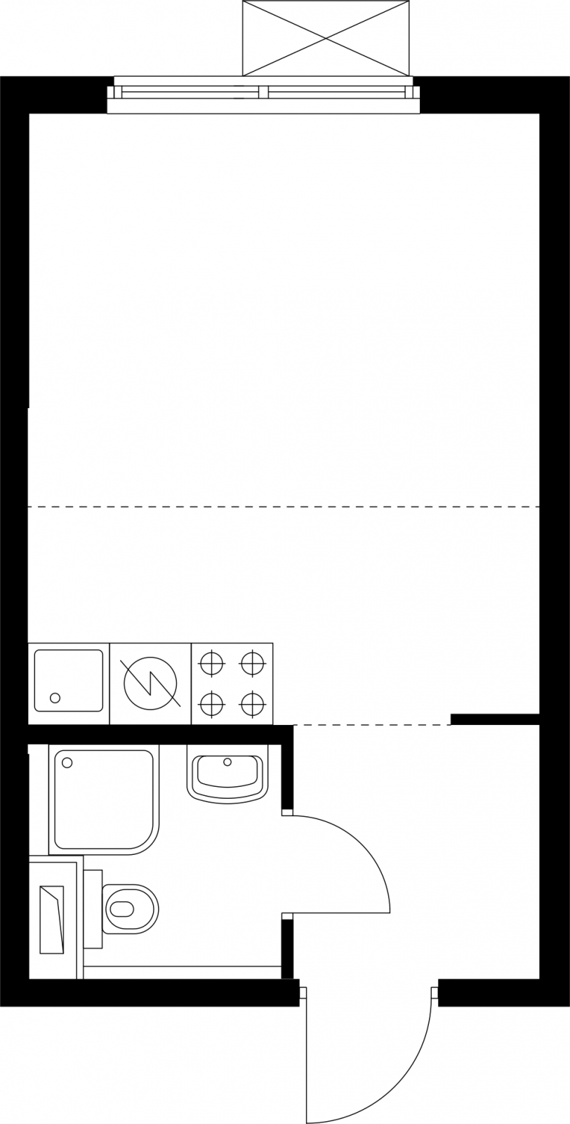 3-комнатная квартира в ЖК N'ICE LOFT на 18 этаже в 1 секции. Сдача в 1 кв. 2024 г.