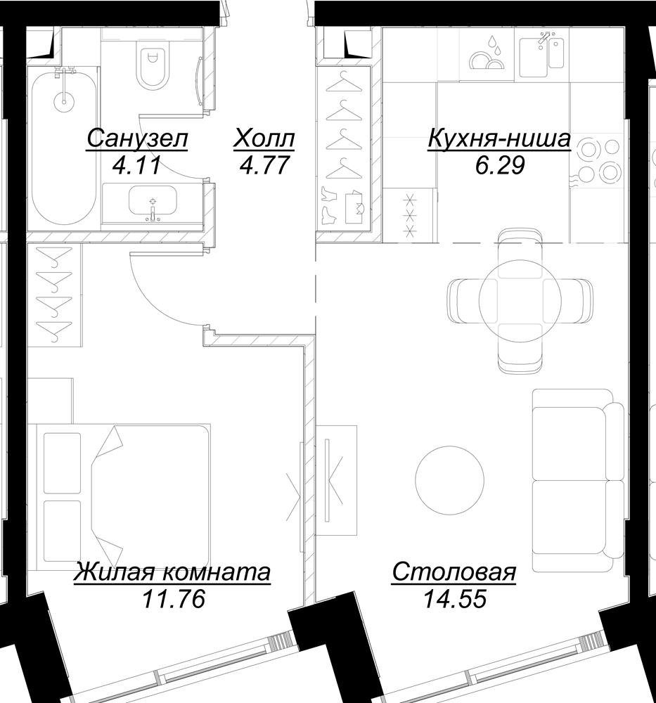 2-комнатная квартира с отделкой в ЖК AVrorA на 13 этаже в 3 секции. Дом сдан.