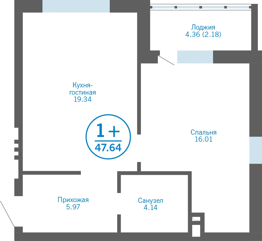 1-комнатная квартира с отделкой в ЖК Второй Нагатинский на 28 этаже в 1 секции. Сдача в 4 кв. 2023 г.