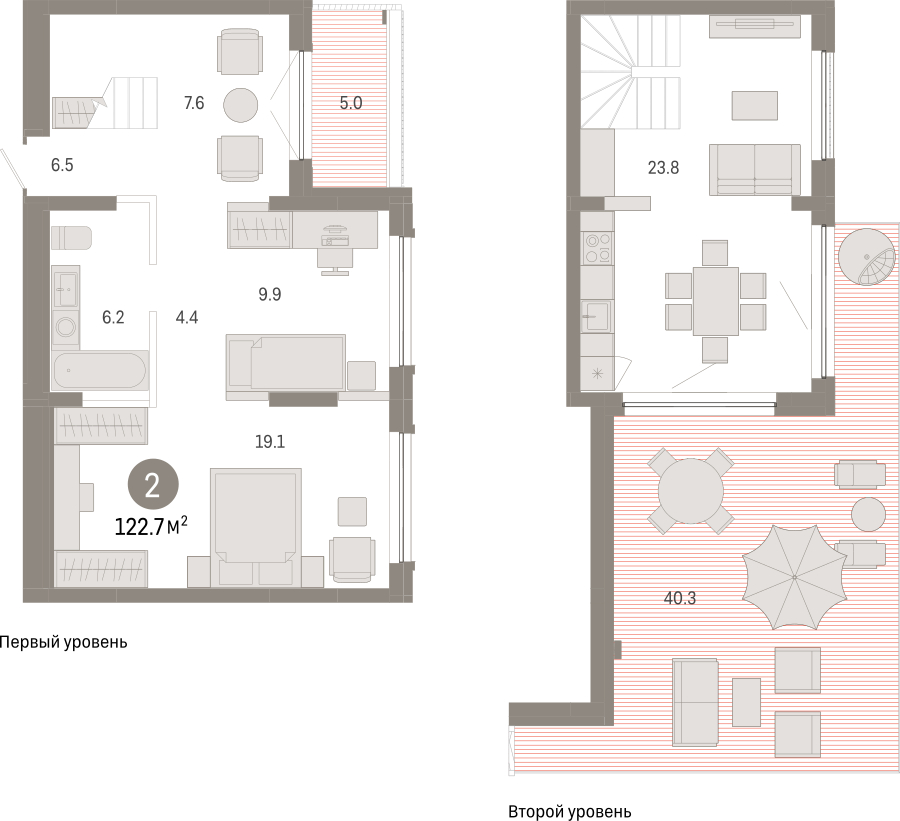 1-комнатная квартира (Студия) в ЖК Дзен-кварталы на 5 этаже в 3 секции. Сдача в 2 кв. 2026 г.