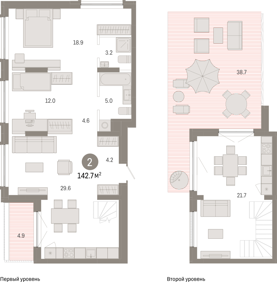 4-комнатная квартира с отделкой в ЖК Дзен-кварталы на 8 этаже в 1 секции. Сдача в 3 кв. 2026 г.
