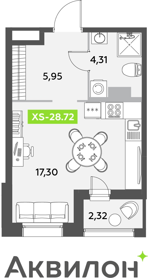 4-комнатная квартира с отделкой в ЖК Дзен-кварталы на 9 этаже в 1 секции. Сдача в 3 кв. 2026 г.