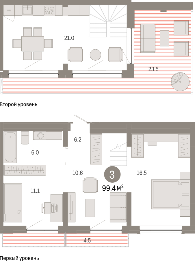 1-комнатная квартира с отделкой в ЖК Речной порт на 1 этаже в 3 секции. Сдача в 2 кв. 2025 г.