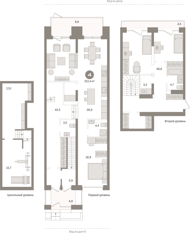 1-комнатная квартира с отделкой в ЖК Большая Академическая 85 на 16 этаже в 1 секции. Сдача в 4 кв. 2023 г.