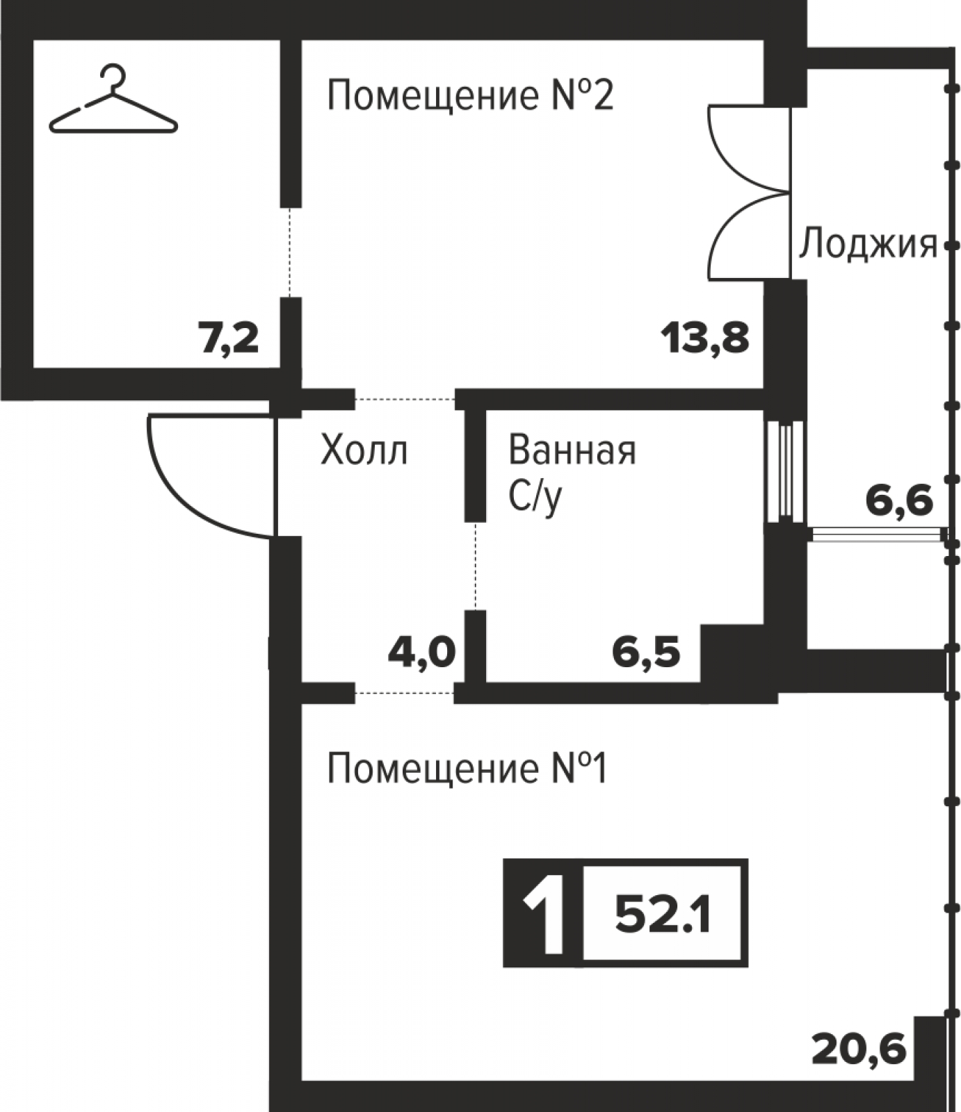 1-комнатная квартира (Студия) с отделкой в ЖК Волоколамское 24 на 8 этаже в 3 секции. Сдача в 2 кв. 2023 г.