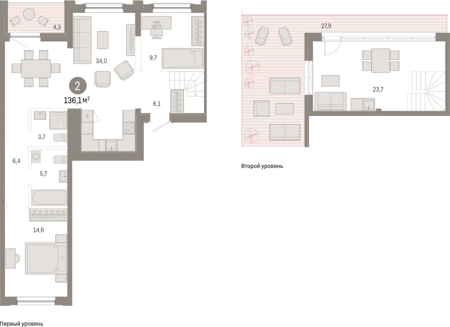 2-комнатная квартира с отделкой в ЖК Митинский лес на 20 этаже в 1 секции. Сдача в 2 кв. 2024 г.