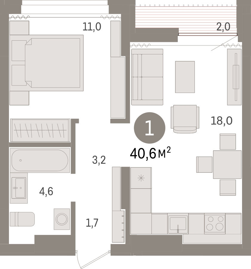 5-комнатная квартира в ЖК Режиссер на 20 этаже в 1 секции. Сдача в 4 кв. 2025 г.
