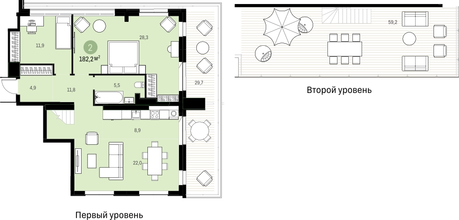 1-комнатная квартира (Студия) с отделкой в ЖК Moskovsky AVENIR на 4 этаже в 1 секции. Сдача в 4 кв. 2022 г.