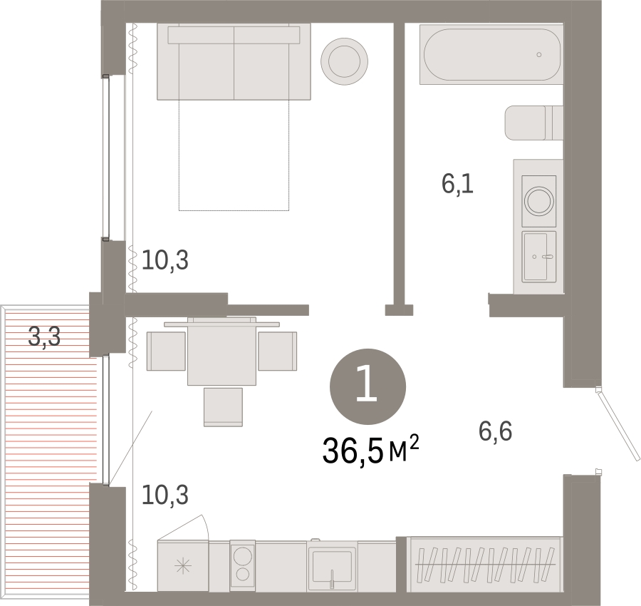 2-комнатная квартира с отделкой в ЖК Театральный квартал на 13 этаже в 1 секции. Сдача в 1 кв. 2022 г.