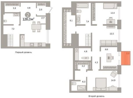 1-комнатная квартира (Студия) в ЖК DOM SMILE на 12 этаже в Б секции. Сдача в 4 кв. 2022 г.