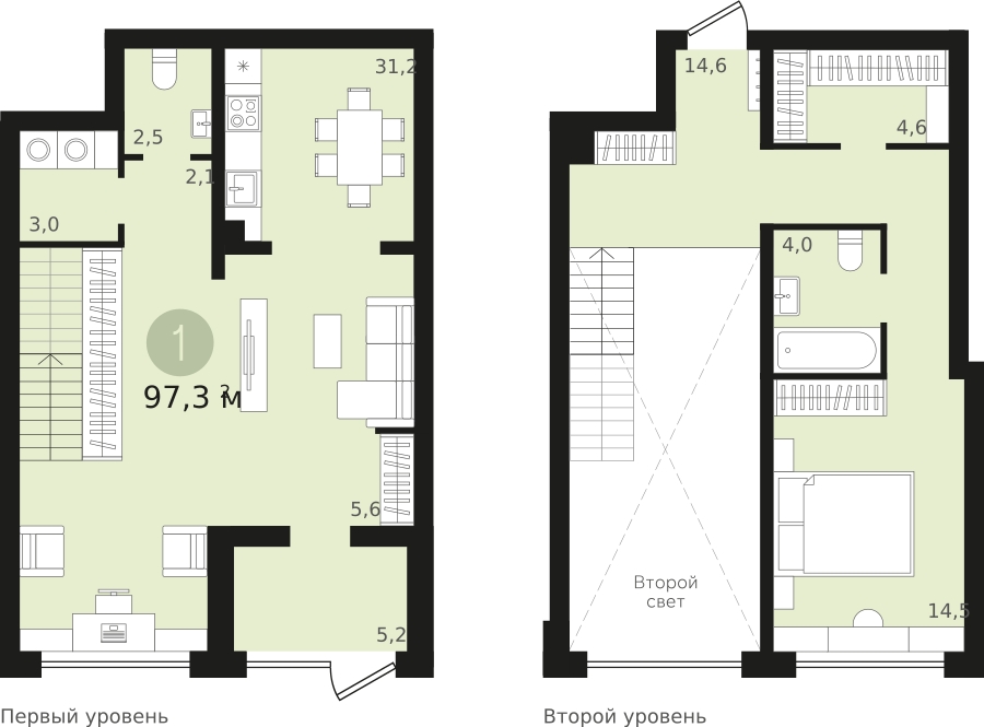 3-комнатная квартира с отделкой в ЖК Квартал на набережной NOW на 4 этаже в 1 секции. Сдача в 4 кв. 2022 г.