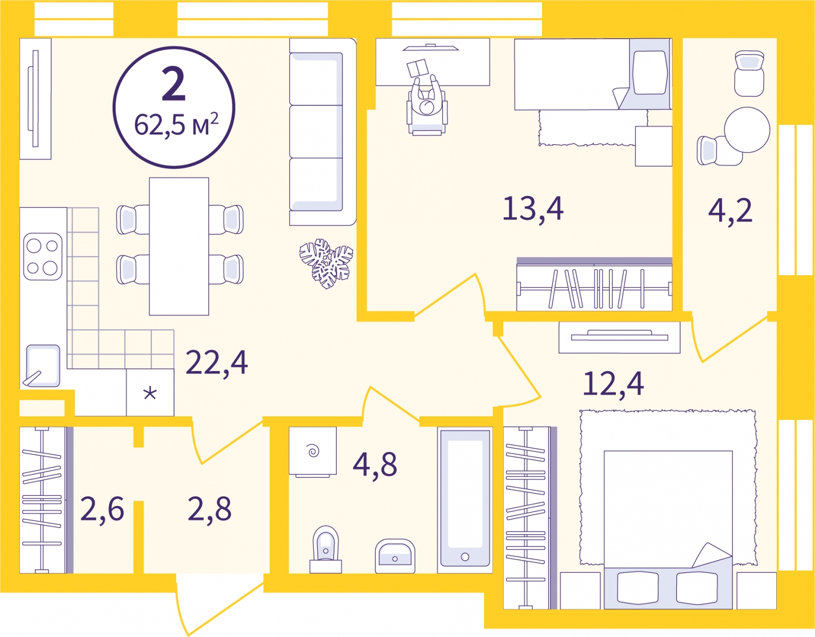 1-комнатная квартира с отделкой в ЖК А101 Лаголово на 9 этаже в 4 секции. Сдача в 1 кв. 2026 г.