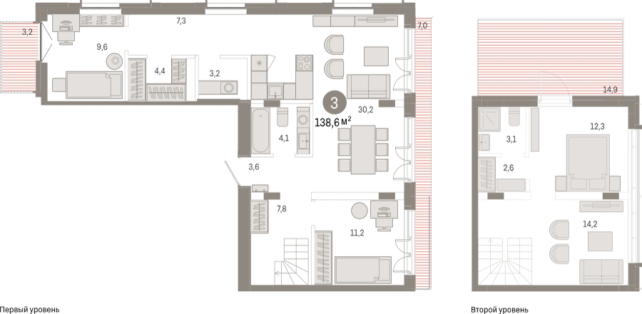 1-комнатная квартира (Студия) с отделкой в ЖК Дом на Зорге на 13 этаже в 1 секции. Сдача в 1 кв. 2026 г.